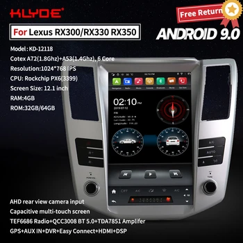 Klyde Android 9 GPS Navi For Lexus RX300/RX330 RX350 2004-2007 Tesla Style Screen Video Car Radio Multimedia Recorder Player
Klyde Android 9 GPS Navi For Lexus RX300/RX330 RX350 2004-2007 Tesla Style Screen Video Car Radio Multimedia Recorder Player