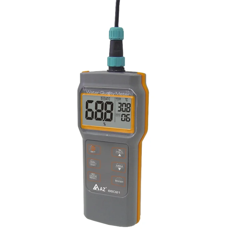AZ 86021 IP67 Combo Water Meter-pH/COND./D.O,Measure the pH, Conductivity or TDS or Salinity,Water Proof Function as IP67.
AZ 86021 IP67 Combo Water Meter-pH/COND./D.O,Measure the pH, Conductivity or TDS or Salinity,Water Proof Function as IP67.