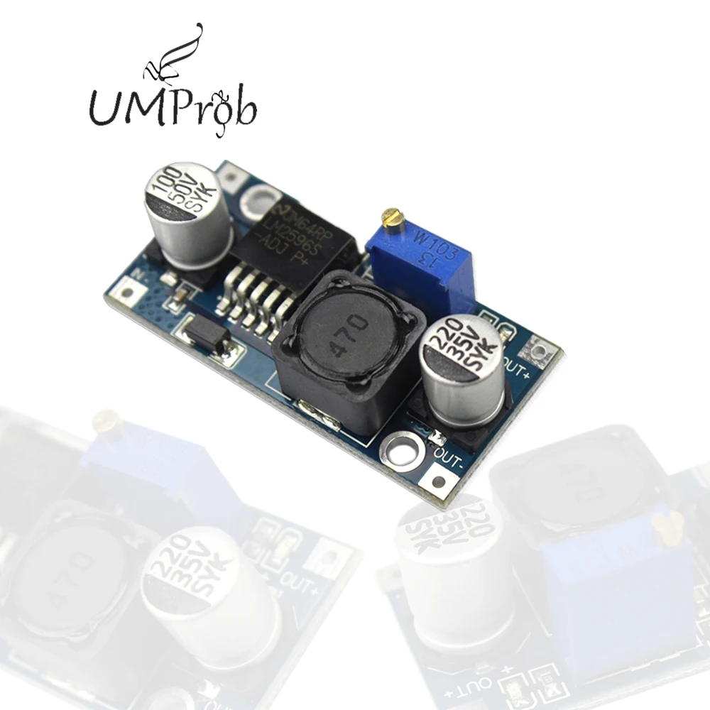 10pcs/lot DC 3-40V LM2596S 3A Adjustable Step-down Power Supply Module Voltage Regulator
10pcs/lot DC 3-40V LM2596S 3A Adjustable Step-down Power Supply Module Voltage Regulator