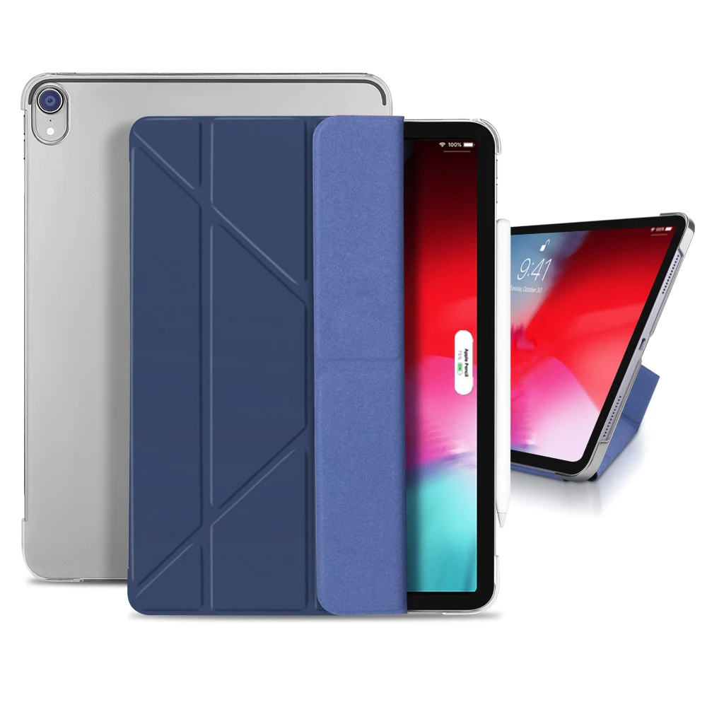 Flip Case For iPad Pro 12.9 2018, PU Leather and Hard PC Multi-Folding Folio Stand Smart Cover For iPad Pro 12 2018 Case
Flip Case For iPad Pro 12.9 2018, PU Leather and Hard PC Multi-Folding Folio Stand Smart Cover For iPad Pro 12 2018 Case