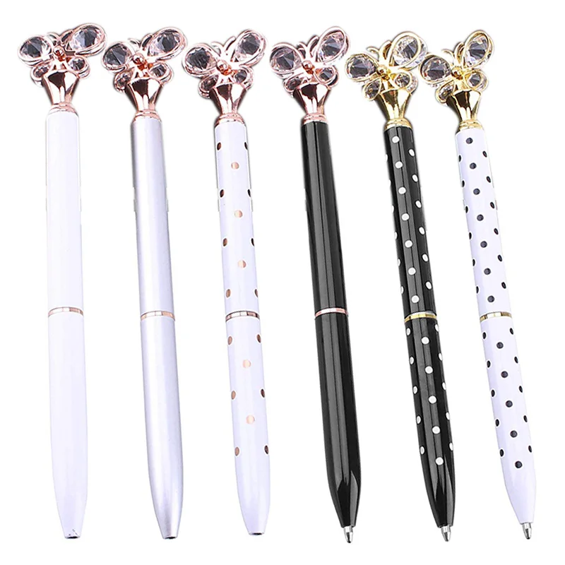 Butterfly Ballpoint Pens Crystal Diamond Pen, 6PCS Butterfly Crystal Pen,Butterfiy Pen with Supply for Student School Office
Butterfly Ballpoint Pens Crystal Diamond Pen, 6PCS Butterfly Crystal Pen,Butterfiy Pen with Supply for Student School Office