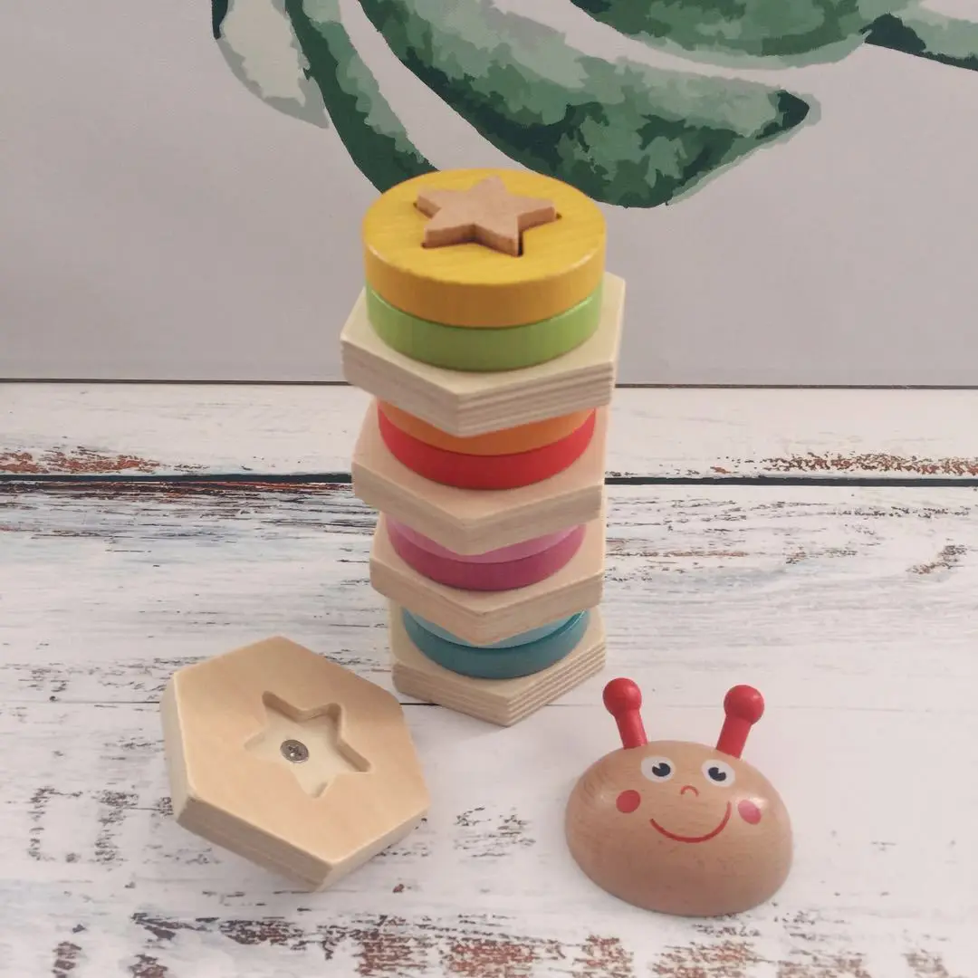 Foreign Trade Caterpillar Jenga Shape Color Cognitive Building Blocks Intelligence Case Column Children'S Educational Toy 1-2-3
Foreign Trade Caterpillar Jenga Shape Color Cognitive Building Blocks Intelligence Case Column Children'S Educational Toy 1-2-3
