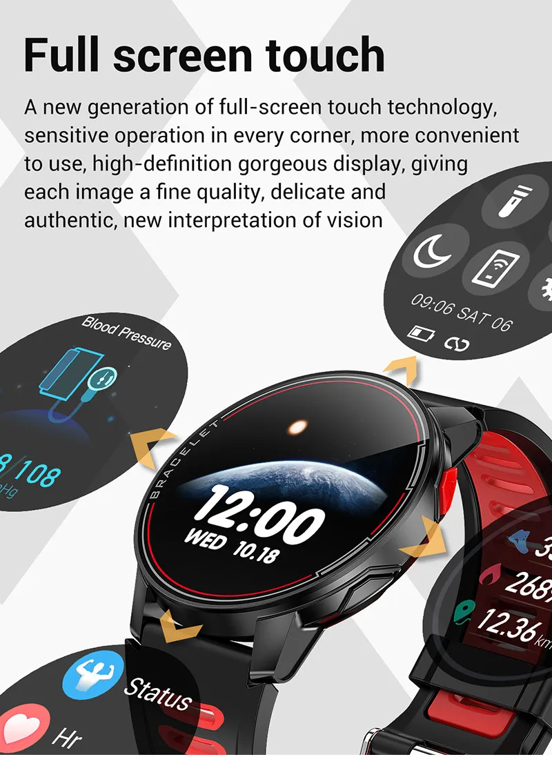 Digital Sport Wristwatch Bluetooth