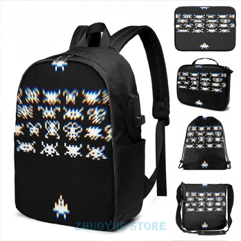 Funny Graphic print Space invaders (screen quality 2) USB Charge Backpack men School bags Women bag Travel laptop bag
Funny Graphic print Space invaders (screen quality 2) USB Charge Backpack men School bags Women bag Travel laptop bag