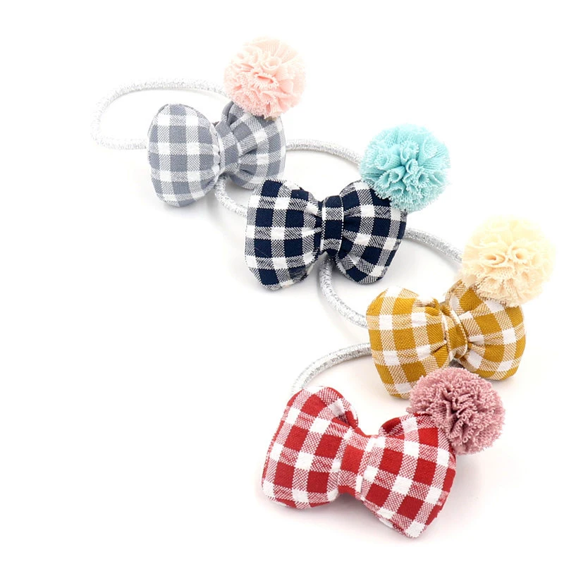 Fashion Plaid Plush Ball Hair Bands Children Elastic Rubber Bands Girls Handmade Bowknot Lace Headbands Kids Hair Accessories
Fashion Plaid Plush Ball Hair Bands Children Elastic Rubber Bands Girls Handmade Bowknot Lace Headbands Kids Hair Accessories