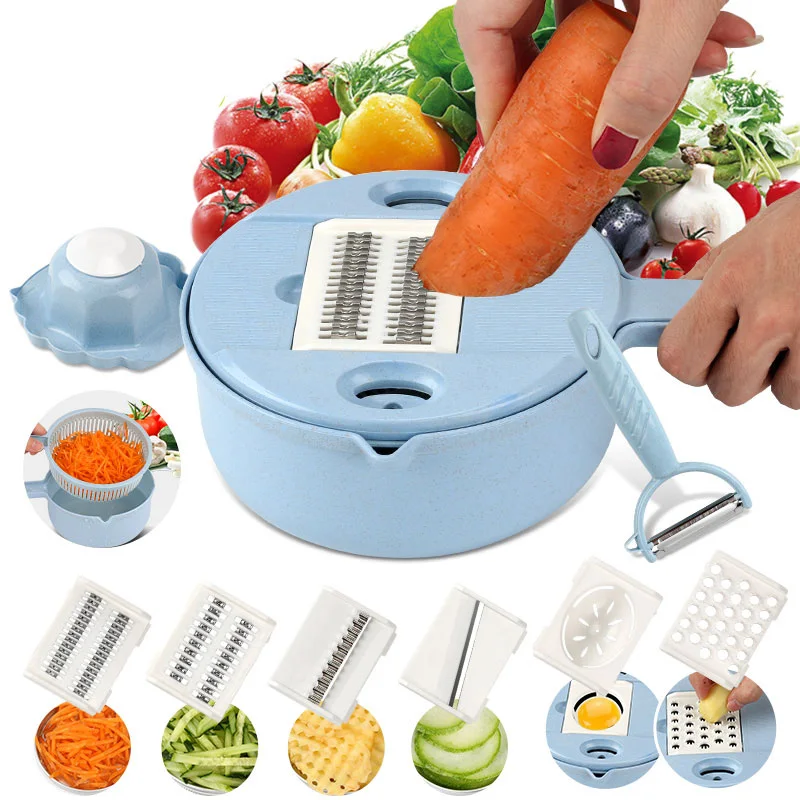 Function Manual Vegetable Thread Cutter Potato Peeler Carrot Cucumber Grater Vegetable Slicer Onion Chopper Kitchen Accessories
Function Manual Vegetable Thread Cutter Potato Peeler Carrot Cucumber Grater Vegetable Slicer Onion Chopper Kitchen Accessories
