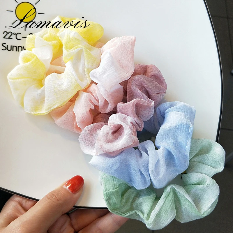 Ins Super Fairy Hair Ring Summer Rendering Gradient Chiffon Cloth Art Hair Ring Fantasy Gentle Hair Rope Rubber Band Head Rope
Ins Super Fairy Hair Ring Summer Rendering Gradient Chiffon Cloth Art Hair Ring Fantasy Gentle Hair Rope Rubber Band Head Rope