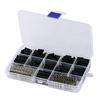 New 620Pcs Dupont Connector 2.54mm, Dupont Cable Jumper Wire Pin Header Housing Kit, Male Crimp Pins+Female Pin Terminal Connect
New 620Pcs Dupont Connector 2.54mm, Dupont Cable Jumper Wire Pin Header Housing Kit, Male Crimp Pins+Female Pin Terminal Connect