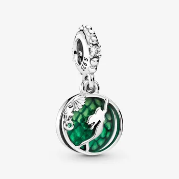 Lady 100% 925 Sterling Silver Dis Mermaid Dangle Charm fit Original Pandora Bracelets Sterling Silver DIY Young women Jewelry
Lady 100% 925 Sterling Silver Dis Mermaid Dangle Charm fit Original Pandora Bracelets Sterling Silver DIY Young women Jewelry
