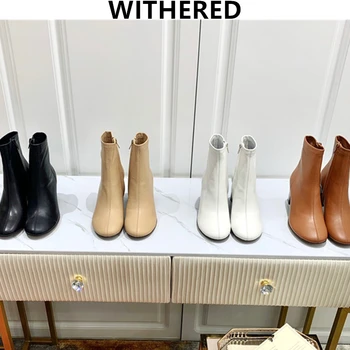 Withered winter ankle boots women ins blogger fashion sexy cusp genuine leather high heel shoes woman botas mujer shoes women
Withered winter ankle boots women ins blogger fashion sexy cusp genuine leather high heel shoes woman botas mujer shoes women