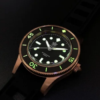 42mm Bronze Men's Watch Automatic Mechanical Watch 20bar Diving Super C3 Luminous Rubber Strap Diving 50 Watch
42mm Bronze Men's Watch Automatic Mechanical Watch 20bar Diving Super C3 Luminous Rubber Strap Diving 50 Watch