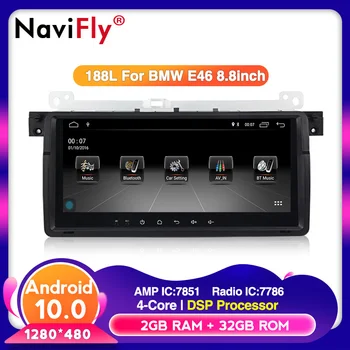 NaviFly 8.8"Car Multimedia player Android 10 GPS Autoradio 1 Din Stereo System For BMW/E46/M3/Rover/3 Series RAM 4G WIFI FM
NaviFly 8.8"Car Multimedia player Android 10 GPS Autoradio 1 Din Stereo System For BMW/E46/M3/Rover/3 Series RAM 4G WIFI FM