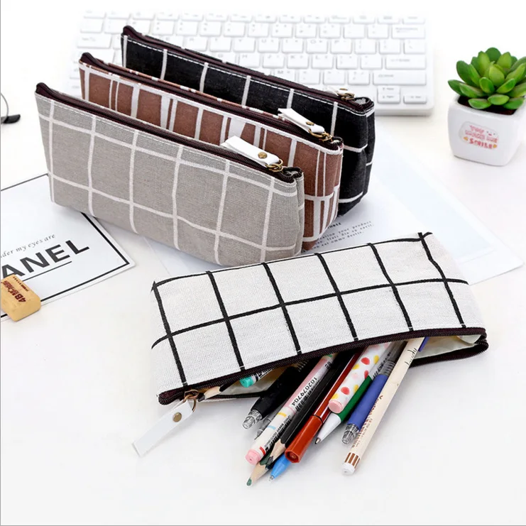 Learning Stationery Stripe Canvas Pencil Bag Simple Creative Stationery Box Customization for Male and Female Students
Learning Stationery Stripe Canvas Pencil Bag Simple Creative Stationery Box Customization for Male and Female Students