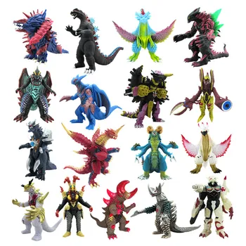 

Japan Anime Kaiju Monsters Fight Ultraman Soft Glue Monster Joints Movable Altman Children Toys Gojira Action Figure