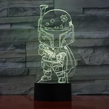 Cartoon Darth Vader Solider Design Touch Table Lamp 7 Colors Changing Desk Lamp 3D Lamp LED Night Lights USB Light 3D-993
Cartoon Darth Vader Solider Design Touch Table Lamp 7 Colors Changing Desk Lamp 3D Lamp LED Night Lights USB Light 3D-993