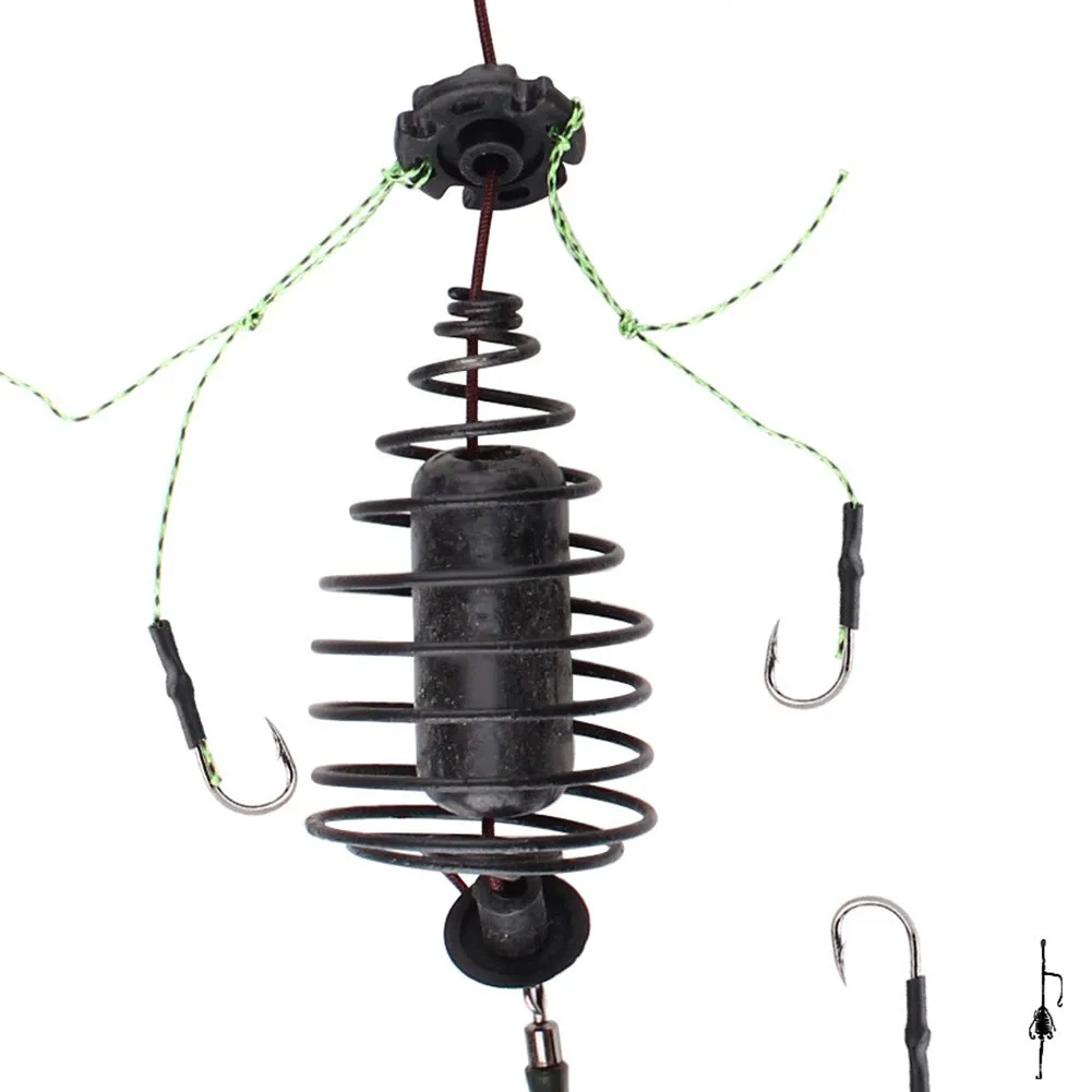 Black Feeder Sinker Fishing Bait Fishing Bait Basket Fishing Bait Cage Durable Useful Accessories Best Brand New
Black Feeder Sinker Fishing Bait Fishing Bait Basket Fishing Bait Cage Durable Useful Accessories Best Brand New