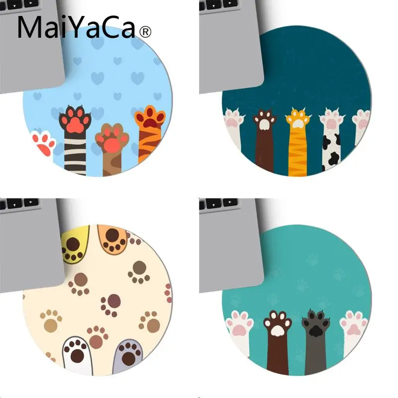 MaiYaCa Funny Cute Cats paw Keyboard Gaming MousePads Game Mouse Pad round mouse Mat Anti Slip gaming Mousepad 22x22cm
MaiYaCa Funny Cute Cats paw Keyboard Gaming MousePads Game Mouse Pad round mouse Mat Anti Slip gaming Mousepad 22x22cm