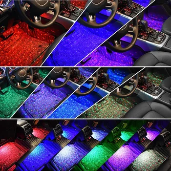 Colorful Car Atmosphere Lights Modified Floor Decoration Lamp Remote Control LED Light Romantic Car Interior Lights
Colorful Car Atmosphere Lights Modified Floor Decoration Lamp Remote Control LED Light Romantic Car Interior Lights