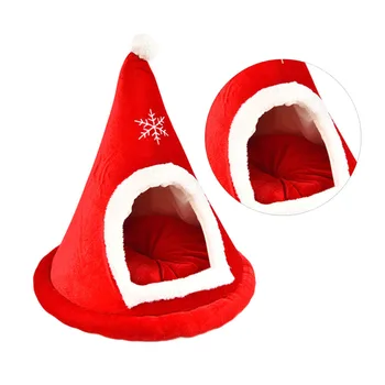 1Pc Flannel Pet Nest Christmas Hat Shaped Creative Comfortable Soft Warm Cartoon Pet House Pet Puppy Bed Pet Supplies
1Pc Flannel Pet Nest Christmas Hat Shaped Creative Comfortable Soft Warm Cartoon Pet House Pet Puppy Bed Pet Supplies