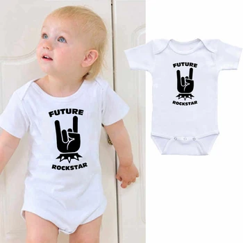 Future Rockstar Baby Rompers 2020 Short Sleeve 100%Cotton Overalls Newborn Clothes Roupas De Bebe Boys Girls Jumpsuit&clothing
Future Rockstar Baby Rompers 2020 Short Sleeve 100%Cotton Overalls Newborn Clothes Roupas De Bebe Boys Girls Jumpsuit&clothing