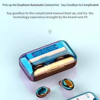 Wireless Bluetooth Earphone With Smart LED Three-digit Display Wireless Headset Built-in Mic Waterproof Earphone
Wireless Bluetooth Earphone With Smart LED Three-digit Display Wireless Headset Built-in Mic Waterproof Earphone