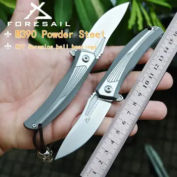 FORESAIL knives M390 blade folding Pocket Knife tactical Knife camping knife hunting outdoor tool Titanium TC4 EDC Fast Open KNI
FORESAIL knives M390 blade folding Pocket Knife tactical Knife camping knife hunting outdoor tool Titanium TC4 EDC Fast Open KNI