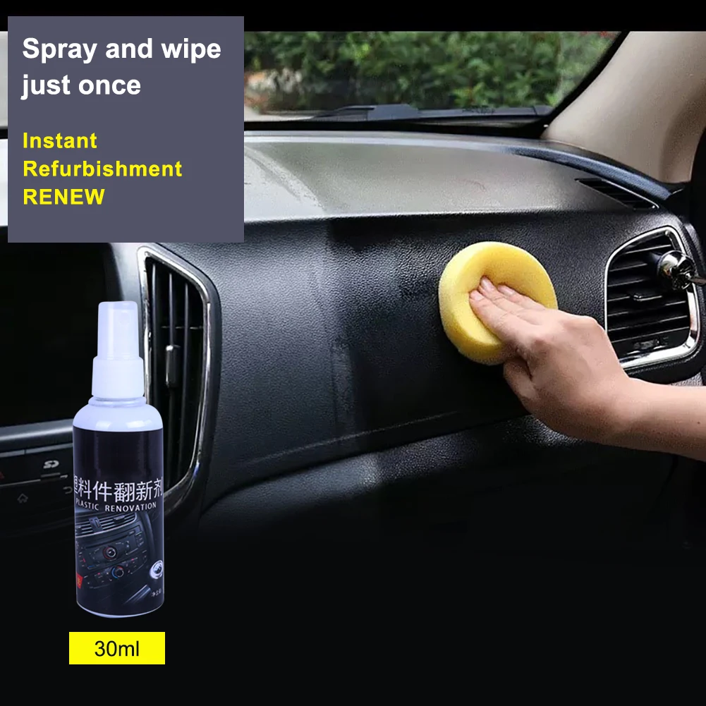 30ML Car Interior Plastic Plastic Parts Wax Retreading Agent Renewed Plastic Restore Maintenance Agent Dropshipping Wholesale
30ML Car Interior Plastic Plastic Parts Wax Retreading Agent Renewed Plastic Restore Maintenance Agent Dropshipping Wholesale