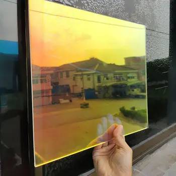 Colored Window Film SUNICE Dusk Blaze Effect Window Film Dichroic Iridescent Stained Glass Sticker DIY Festival Decoration
Colored Window Film SUNICE Dusk Blaze Effect Window Film Dichroic Iridescent Stained Glass Sticker DIY Festival Decoration