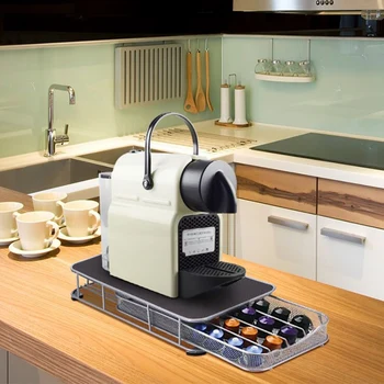40 Cups Of Stainless Steel Coffee Capsules Nespresso Coffee Machine,Storage Rack Base 
40 Cups Of Stainless Steel Coffee Capsules Nespresso Coffee Machine,Storage Rack Base