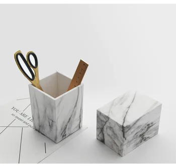 Hot marbling makeup brush pen holder desktop multifunction stationery storage desk office accessories organizer brush pot
Hot marbling makeup brush pen holder desktop multifunction stationery storage desk office accessories organizer brush pot