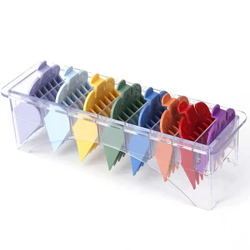 8 Size Colored Limit Comb Hairdressing Supplie Hair Clipper Haircut Guide Attachment Size Comb for Hair Salon Barber Accessories
8 Size Colored Limit Comb Hairdressing Supplie Hair Clipper Haircut Guide Attachment Size Comb for Hair Salon Barber Accessories