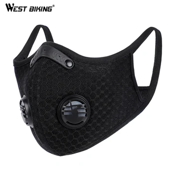 WEST BIKING Cycling Face Mask Activated Carbon With Filter Washable PM2.5 Anti-Pollution Cycling Sports Bicycle Bike Mask
WEST BIKING Cycling Face Mask Activated Carbon With Filter Washable PM2.5 Anti-Pollution Cycling Sports Bicycle Bike Mask