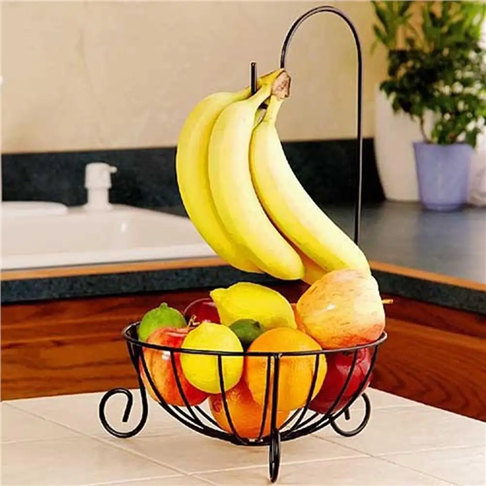 Creative Novelty Kitchen Metal Fruit Basket with Detachable Banana Hanger Holder Hook Rack Organizer
Creative Novelty Kitchen Metal Fruit Basket with Detachable Banana Hanger Holder Hook Rack Organizer