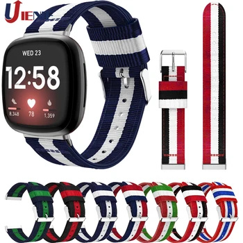 Nylon Strap Watchband for Fitbit Versa 3 / Sense Smart Watch Band Sport Replacement Bracelet Wristband for Fitbit Versa3 Correa
Nylon Strap Watchband for Fitbit Versa 3 / Sense Smart Watch Band Sport Replacement Bracelet Wristband for Fitbit Versa3 Correa
