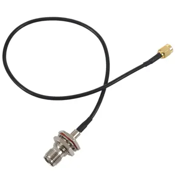 SMA Male to TNC Female Nut Bulkhead Adapter Antenna Pigtail Coaxial Cable 13 inch
SMA Male to TNC Female Nut Bulkhead Adapter Antenna Pigtail Coaxial Cable 13 inch