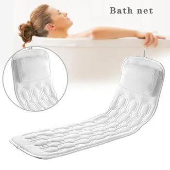 Spa Non-Slip Cushion Full Body Bath Pillow Comfortable 3D Mesh Neck Back Support Bathtub Mattress Pad Thick Breathable Pillow
Spa Non-Slip Cushion Full Body Bath Pillow Comfortable 3D Mesh Neck Back Support Bathtub Mattress Pad Thick Breathable Pillow