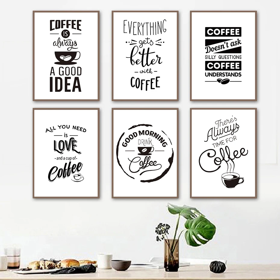 Special Coffee Life Draw&Quote Wall Art Black&White Painting Canvas Pictures Vintage Poster Nordic Prints Living Room Home Decor
Special Coffee Life Draw&Quote Wall Art Black&White Painting Canvas Pictures Vintage Poster Nordic Prints Living Room Home Decor