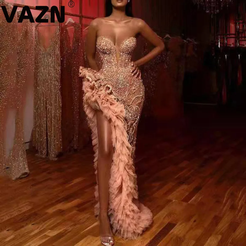 VAZN High Waist Color Solid Raffle Japan High Street Beach Long Dress 2020 Spring New Fashion Sexy Women Club Slim Dress
VAZN High Waist Color Solid Raffle Japan High Street Beach Long Dress 2020 Spring New Fashion Sexy Women Club Slim Dress