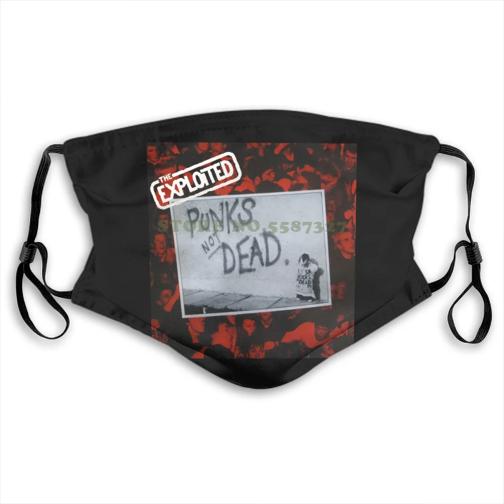 Лицевая маска The Exploited Punks Not Dead официальная группа Tshir новый дизайн и модная летняя
