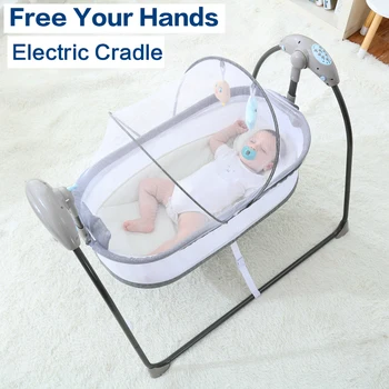 Baby Electric Rocking Chair Swing Comforter Smart Placate Device Artifact Electric Cradle Trottie Nursling Bed Crib
Baby Electric Rocking Chair Swing Comforter Smart Placate Device Artifact Electric Cradle Trottie Nursling Bed Crib