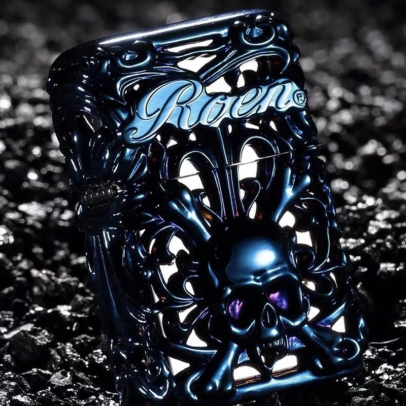 ZORRO Armor Hollow Skull Kerosene Lighter Personality Creative Metal Grinding Wheel Lighters Cigarette Accessories Men’s Gift
ZORRO Armor Hollow Skull Kerosene Lighter Personality Creative Metal Grinding Wheel Lighters Cigarette Accessories Men’s Gift