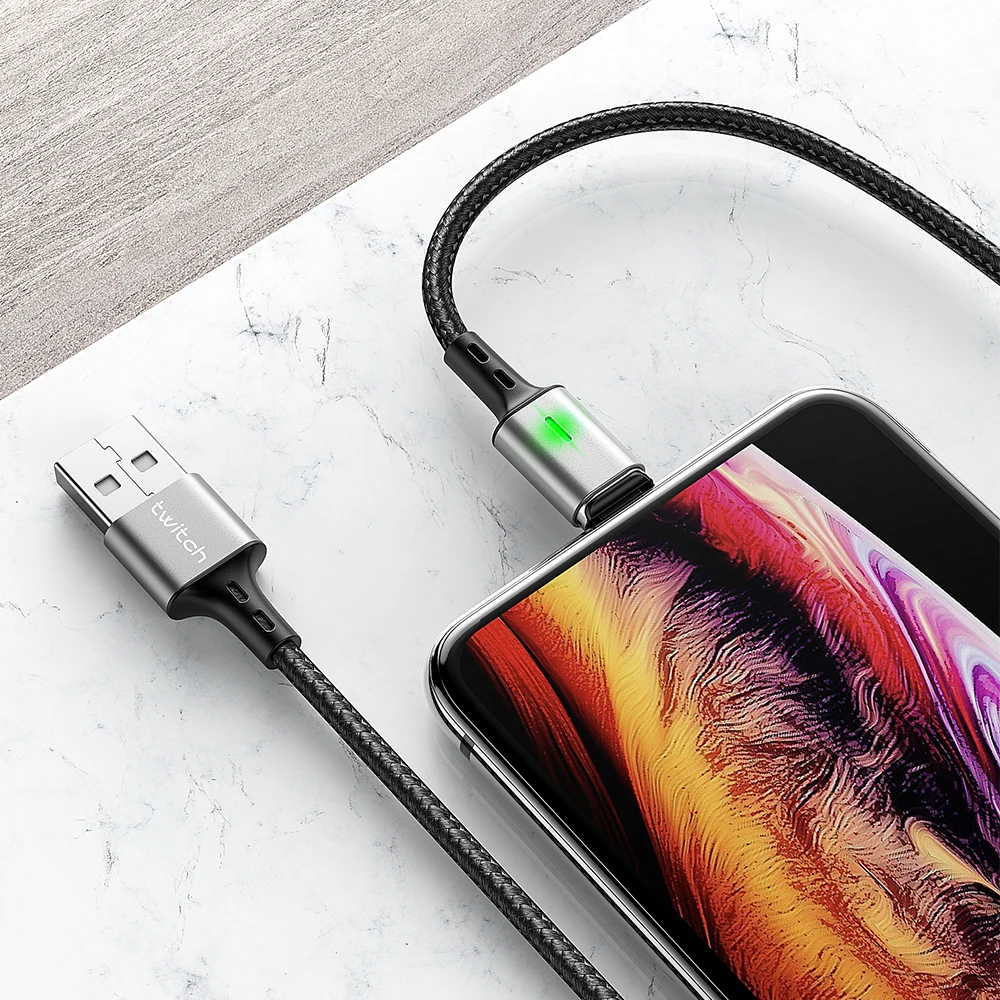 Магнитный кабель Twitch T03 Micro usb Type C зарядный Usb c для iphone 11|Кабели мобильных