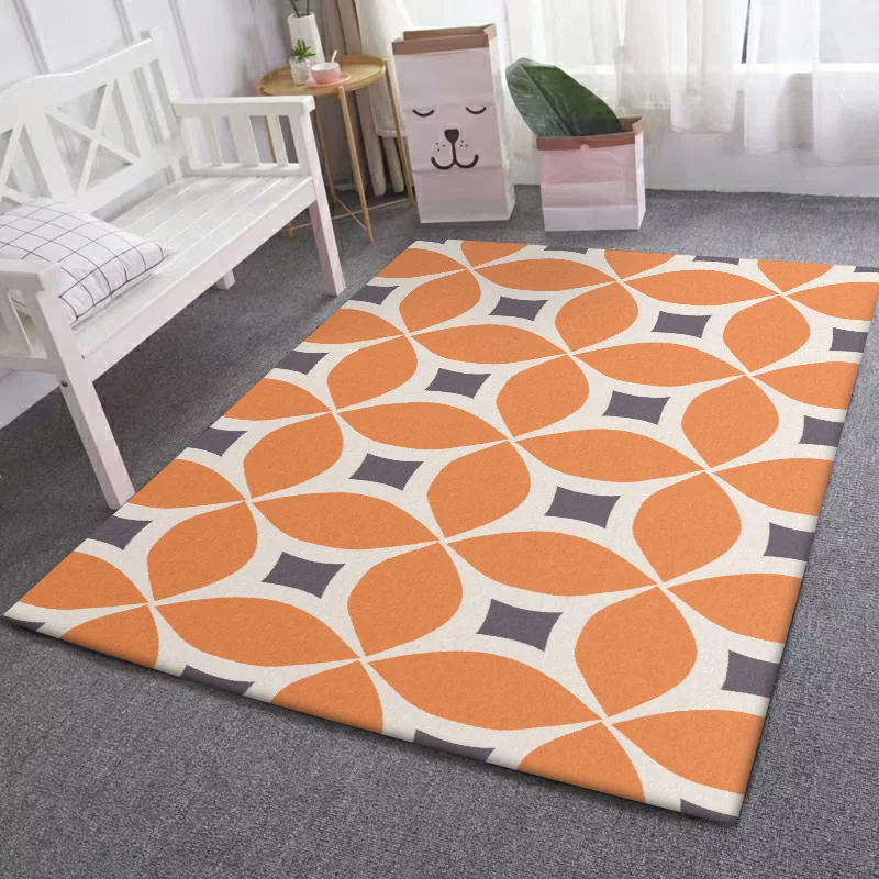 Fashion modern Nordic simple color geometry living room bedroom kitchen bedside carpet mat customization
Fashion modern Nordic simple color geometry living room bedroom kitchen bedside carpet mat customization