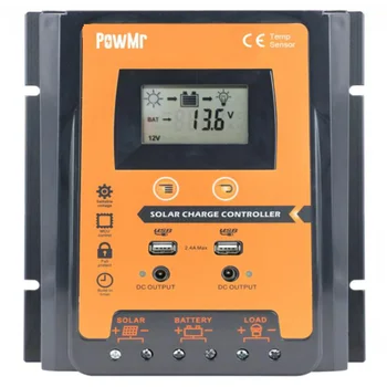 PowMr MPPT PWM Solar Controller 30A 50A 70A Solar Charge controller IP 32 Waterproof Panel Battery Regulator Dual USBLCD Display
PowMr MPPT PWM Solar Controller 30A 50A 70A Solar Charge controller IP 32 Waterproof Panel Battery Regulator Dual USBLCD Display