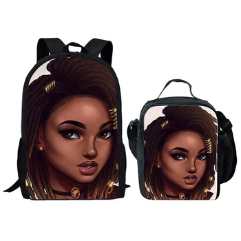 HYCOOL Black Afro Lady Girl Printing School Bags Set Fantasy Art Kids Book Bags Fashion Teenager Children Student Backpacks
HYCOOL Black Afro Lady Girl Printing School Bags Set Fantasy Art Kids Book Bags Fashion Teenager Children Student Backpacks