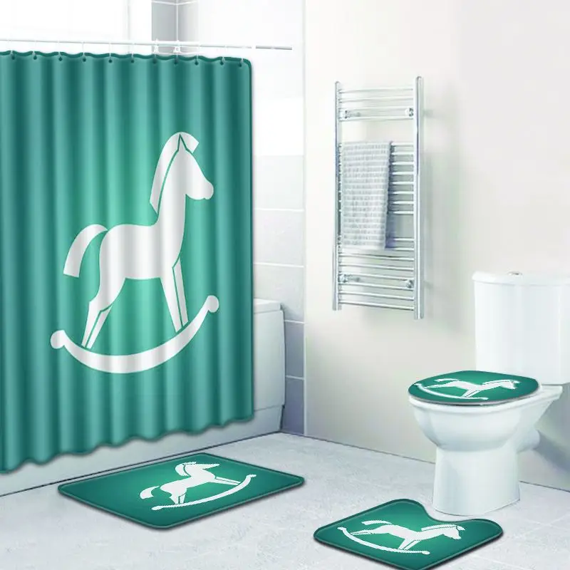 4PCS/set Modern Simple Print Waterproof Shower Curtain Polyester Fabric Bath Curtain with Hooks Toilet Seat Cover Carpet Home
4PCS/set Modern Simple Print Waterproof Shower Curtain Polyester Fabric Bath Curtain with Hooks Toilet Seat Cover Carpet Home