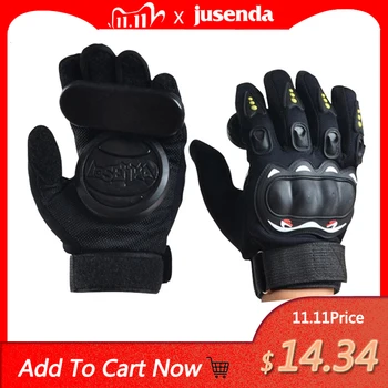 Downhill Skateboard Gloves Roller Safety Gear Longboard Slide Gloves With Black Red Slider Skate Accessories For Penyies Scooter 
Downhill Skateboard Gloves Roller Safety Gear Longboard Slide Gloves With Black Red Slider Skate Accessories For Penyies Scooter