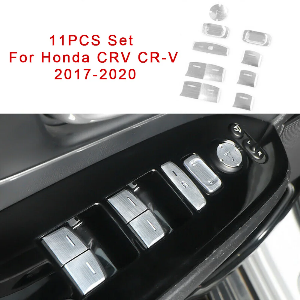11PCS/Set Decoration Cover Trims Glass Window Lifting Panel Decor Aluminum Alloy For Honda CRV CR-V 2017-2020
11PCS/Set Decoration Cover Trims Glass Window Lifting Panel Decor Aluminum Alloy For Honda CRV CR-V 2017-2020