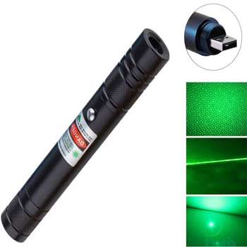 USB Rechargeable Green Laser pointer High Power Built-in battery Laser Sight 10000m 5mw Adjustable Focus Lazer laser Pen pointer
USB Rechargeable Green Laser pointer High Power Built-in battery Laser Sight 10000m 5mw Adjustable Focus Lazer laser Pen pointer