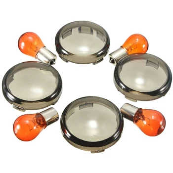 Motorcycle Turn Signals Light Bulbs Transformer Amber Lens For Davidson Sportster Softail Dyna Smoke
Motorcycle Turn Signals Light Bulbs Transformer Amber Lens For Davidson Sportster Softail Dyna Smoke